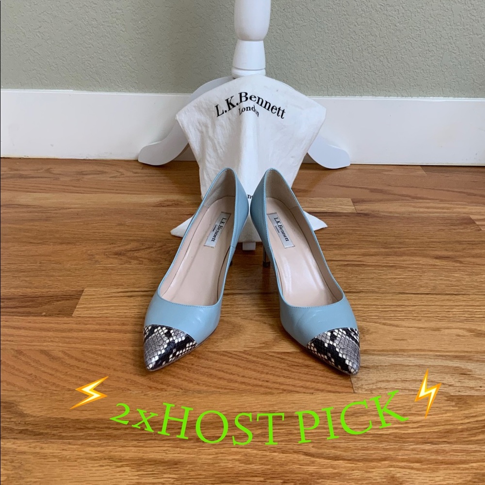 👉LK BENNETT FLORET HEELS adds some 👑 style👈